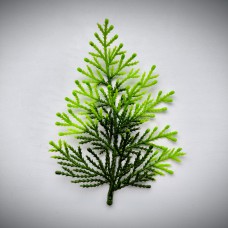 8.151.133 Лист туи пласт.15см(1000)