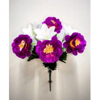 3БК23 Циния 4г.+Лилия 3г.с пласт.пальм(20)