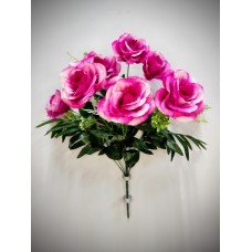 2БК35 Роза 8г.атл.+3пальм.лист.(10)