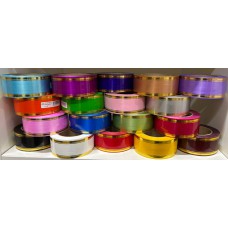 Лента (14.10) глянец с 2-ой золот.полос.5см*50(1)