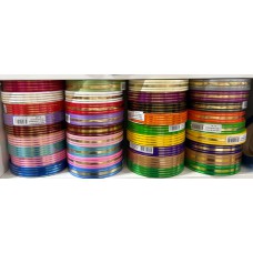 Лента (14.4, 8) `Многополос.`золот.пол.2см*50(1)